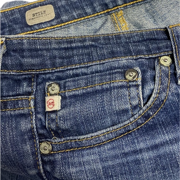 Ag Adriano Goldschmied Dark Blue Denim Jeans - Picture 5 of 6